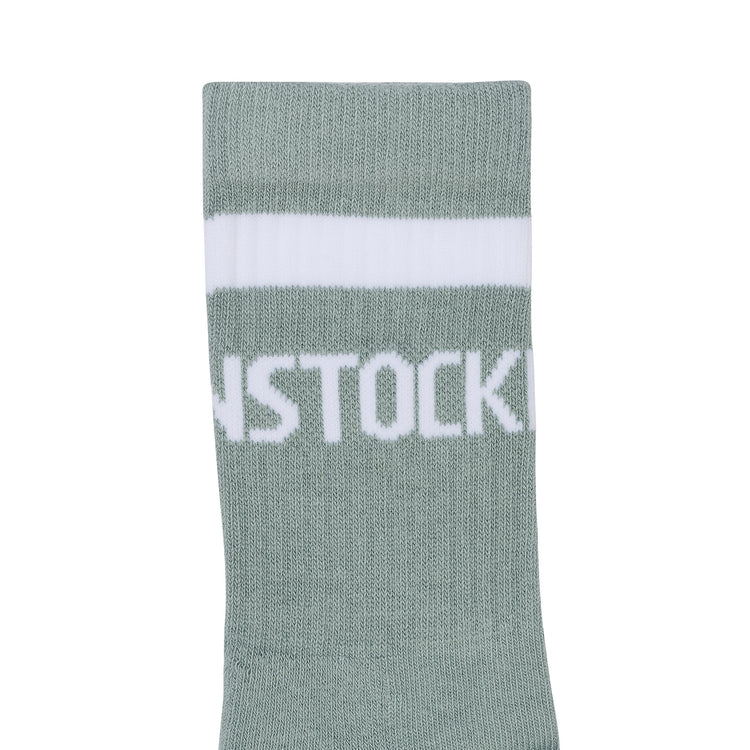 Birkenstock Cotton Tennis Sock Pure Sage/White detail