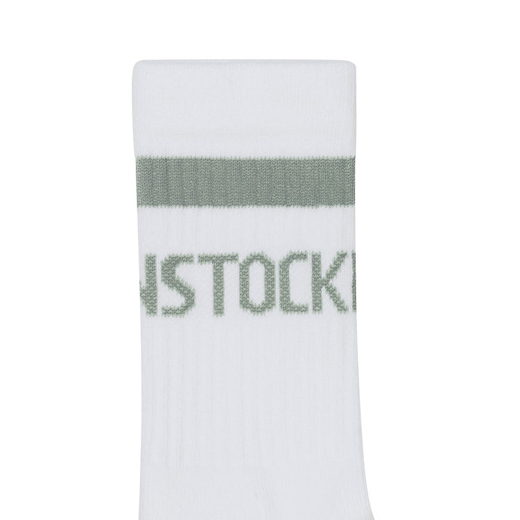 Birkenstock Cotton Tennis Sock White/Pure Sage detail