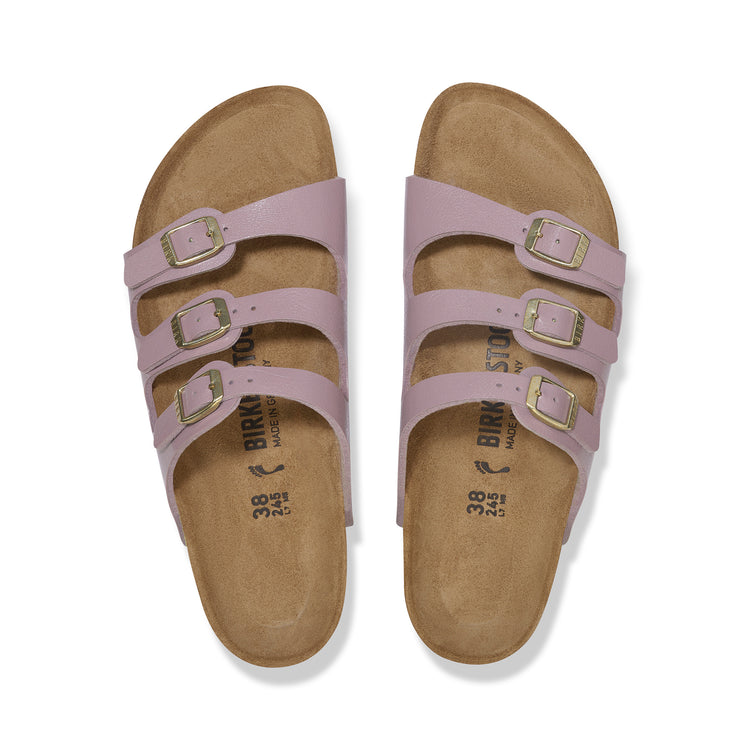 Birkenstock Florida Graceful Faded Purple Birko-Flor top view