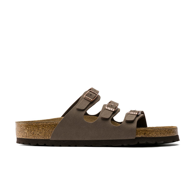 Birkenstock Florida Soft Footbed Mocca BirkiBuc side view