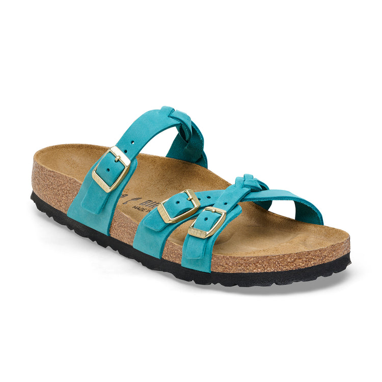 Birkenstock Franca Braided Biscay Bay Oiled Leather