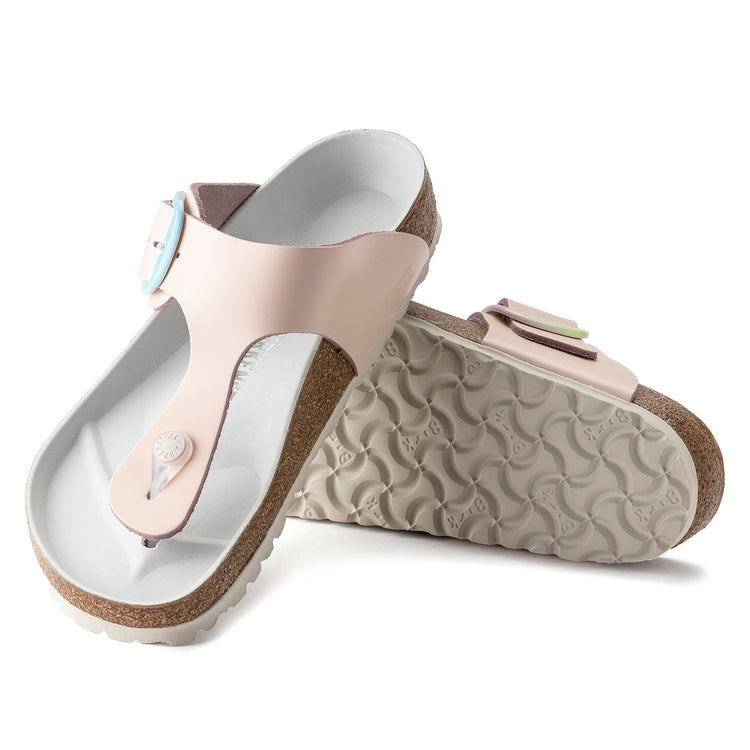 Birkenstock Gizeh Big Buckle Ombre Light Rose Smooth Leather sole view