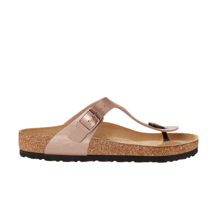 Birkenstock Gizeh Copper Birko-Flor side view