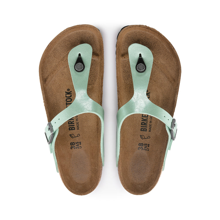 Birkenstock Gizeh Graceful Matcha Birko-Flor top view