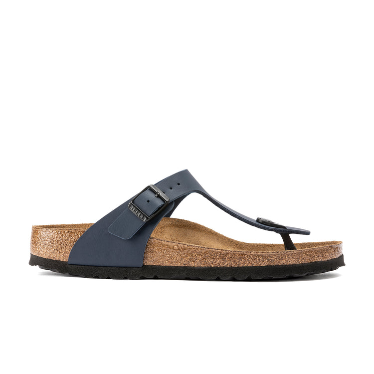 Birkenstock Gizeh Blue Birko-Flor side view