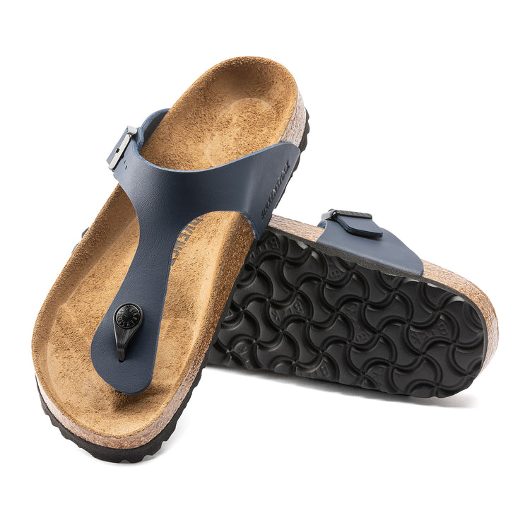 Birkenstock Gizeh Blue Birko-Flor sole view