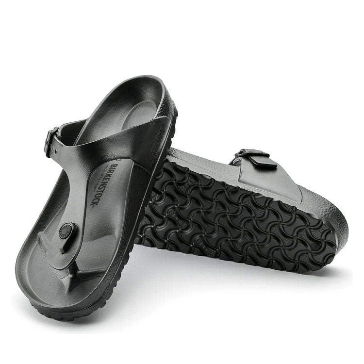 Birkenstock Gizeh EVA Metallic Anthracite sole view