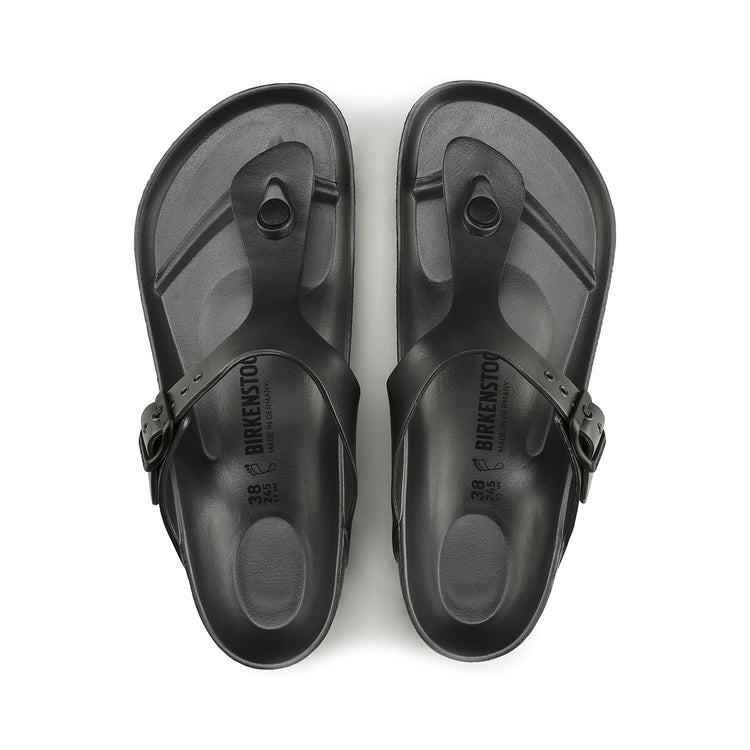 Birkenstock Gizeh EVA Metallic Anthracite top view
