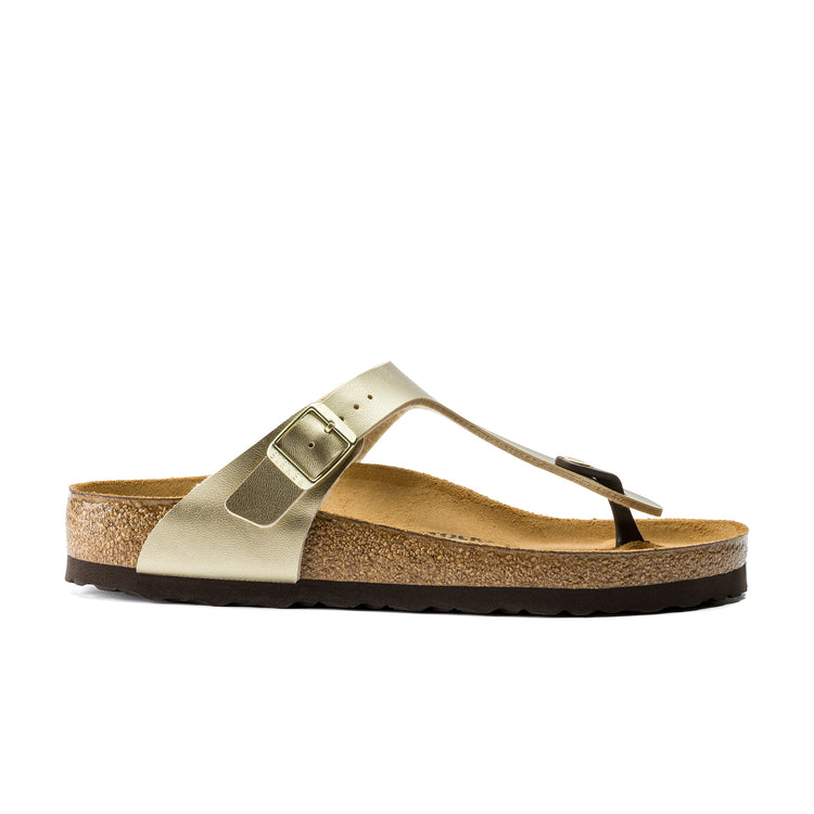 Birkenstock Gizeh Birko-Flor Gold side view