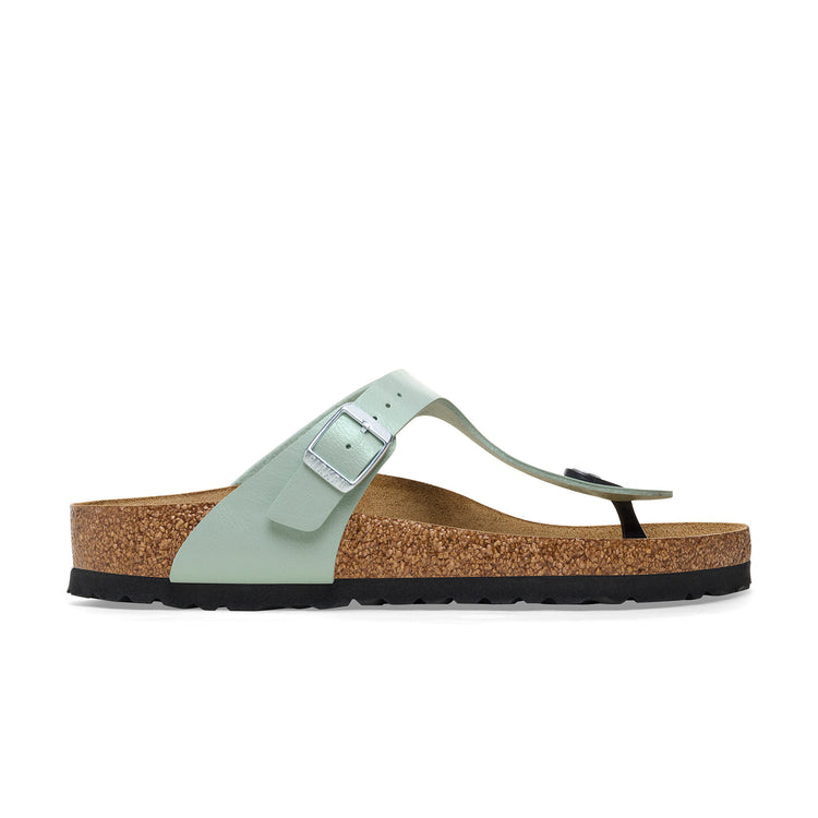 Birkenstock Gizeh Graceful Surf Green Birko-Flor side view