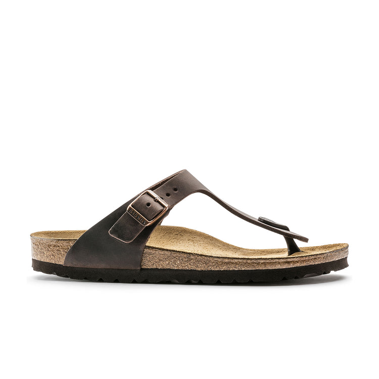 Birkenstock Gizeh Habana Oiled Leather side view