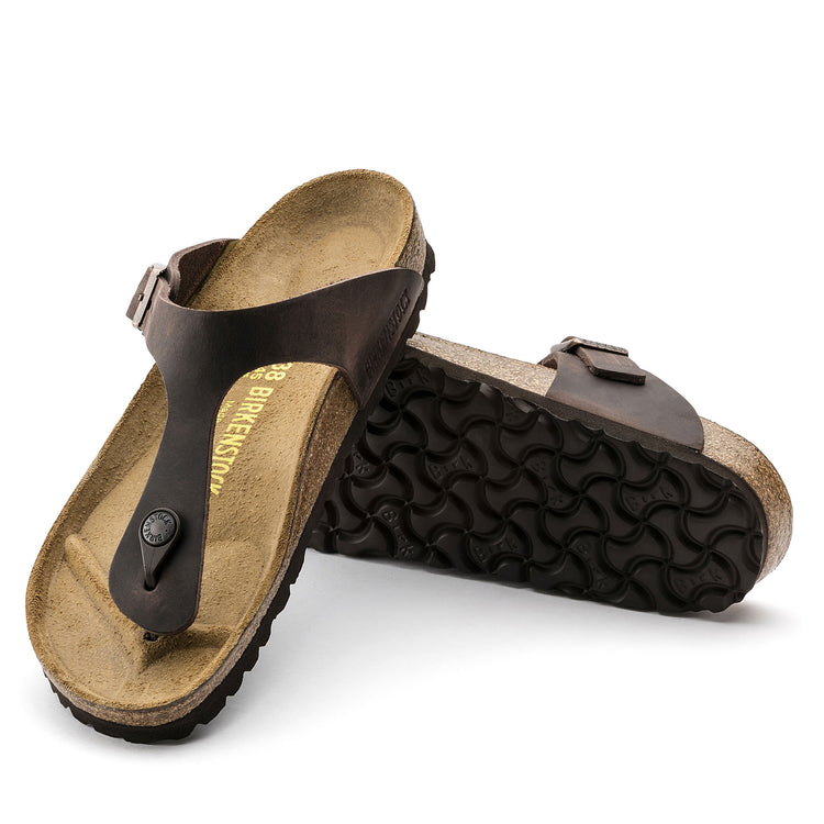 Birkenstock Gizeh Habana Oiled Leather sole view