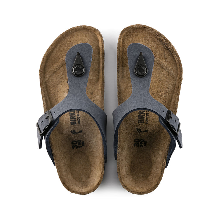 Birkenstock Gizeh Kids Navy BirkiBuc top view