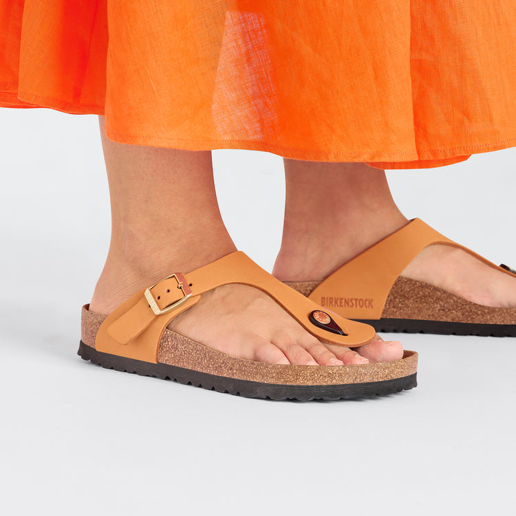 Gizeh Burnt Orange Nubuck Leather