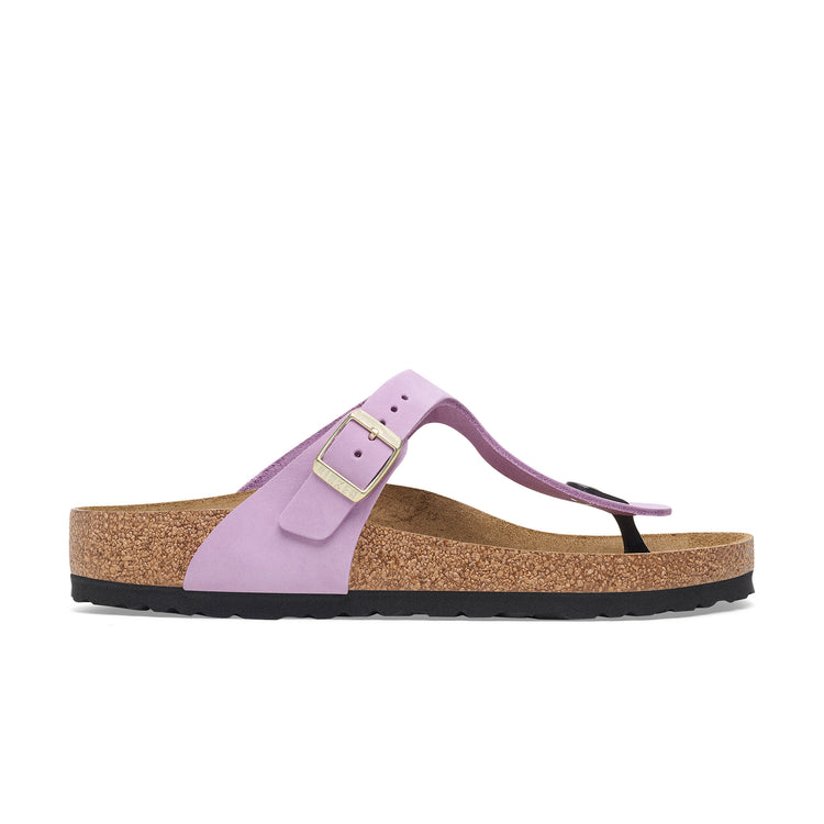 Birkenstock Gizeh Nubuck Leather Crocus side view