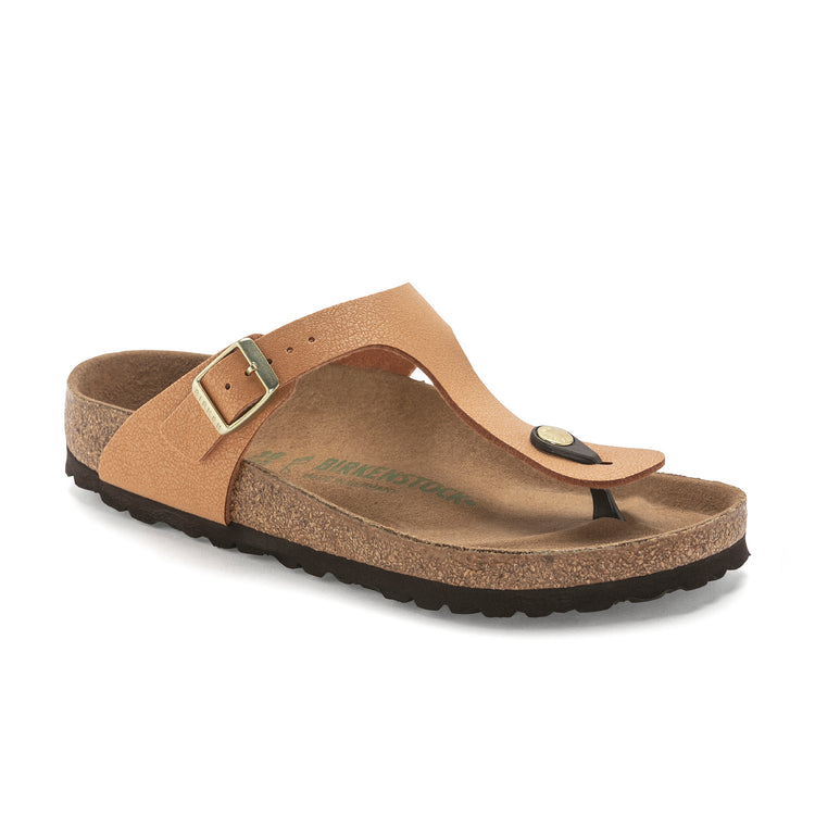 Birkenstock Gizeh Vegan Birkibuc Earthy Pecan