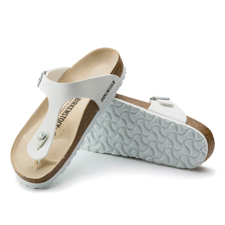 Birkenstock Gizeh Birko-Flor White sole view
