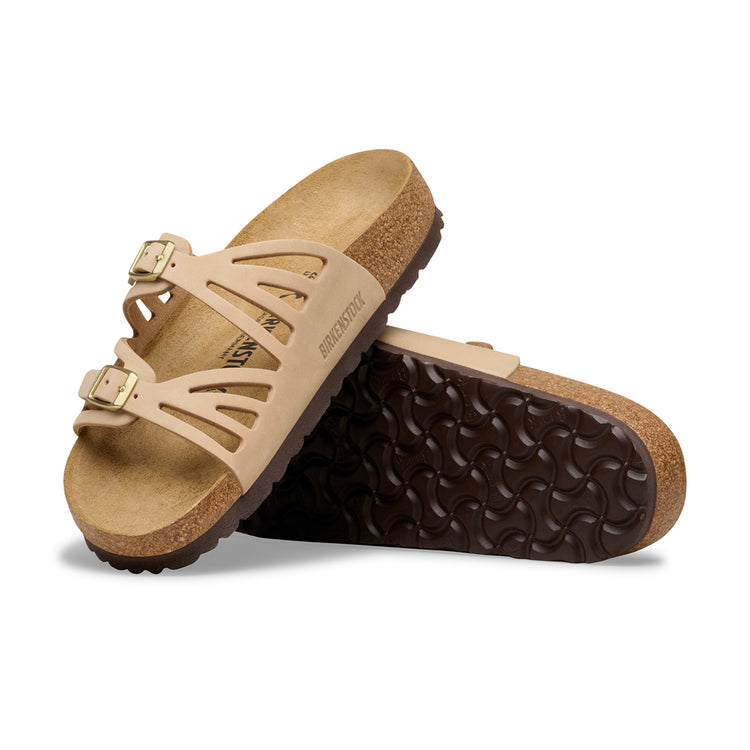 Birkenstock Australia Granada Sandcastle Nubuck Leather sole view