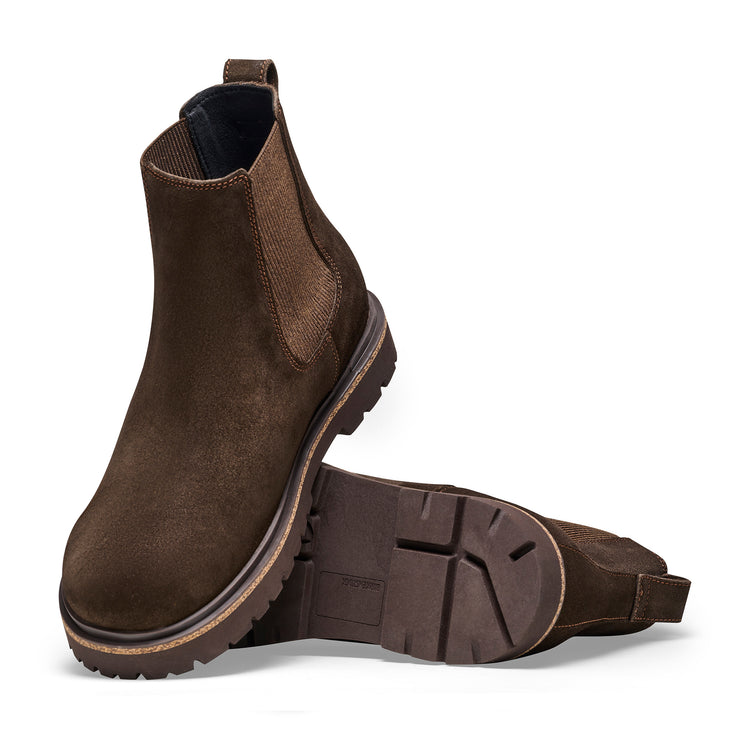 Birkenstock Highwood M Mocca Suede Leather sole view