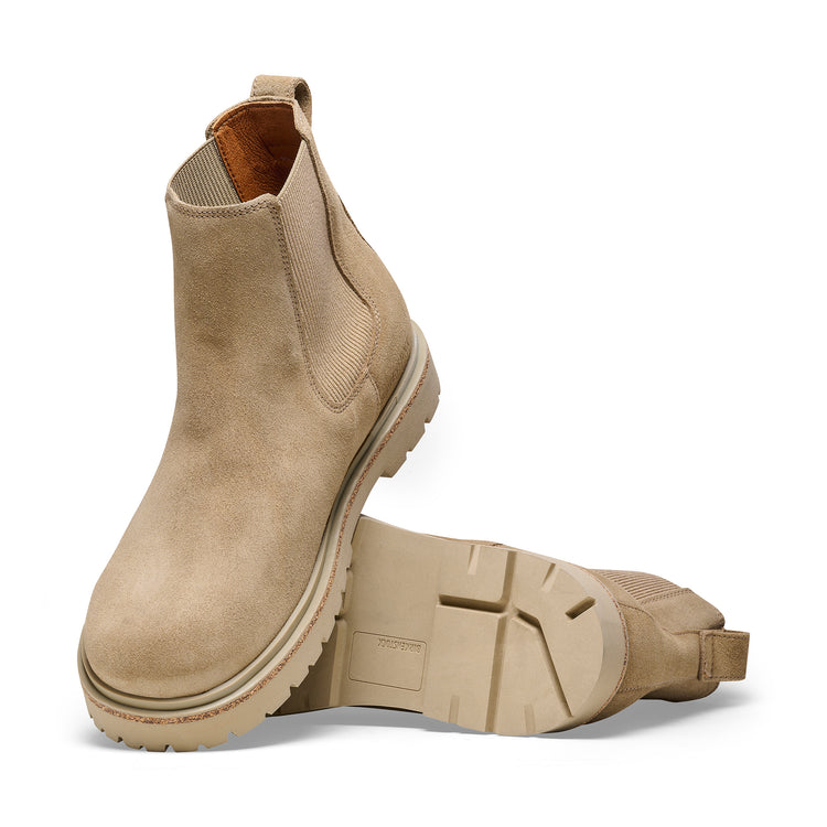 Birkenstock Highwood M Taupe Suede Leather sole view