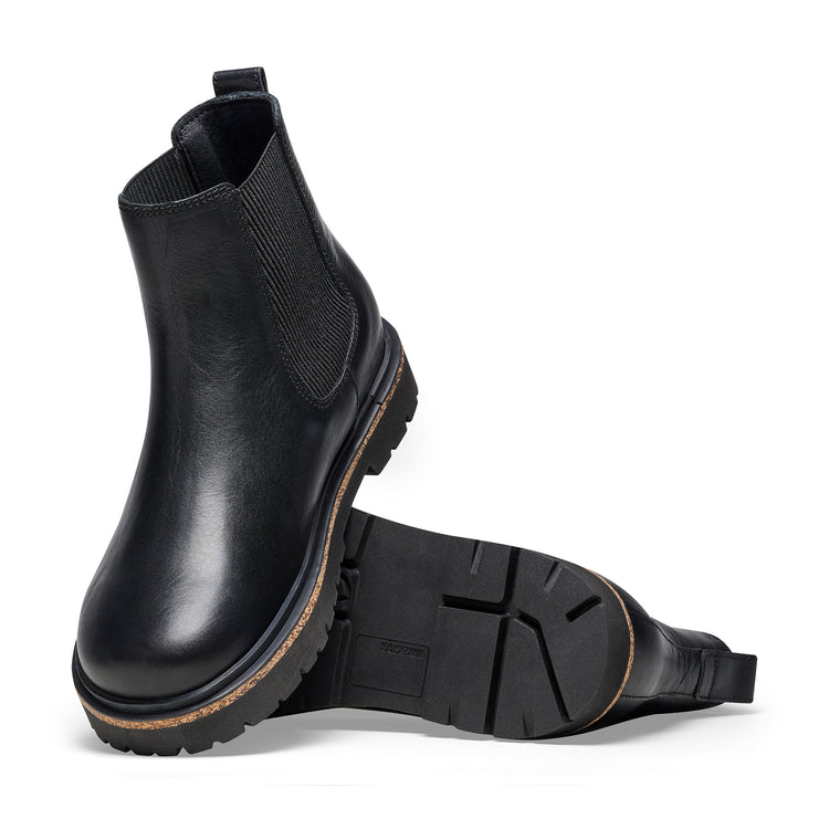 Birkenstock Highwood W Black Natural Leather sole view