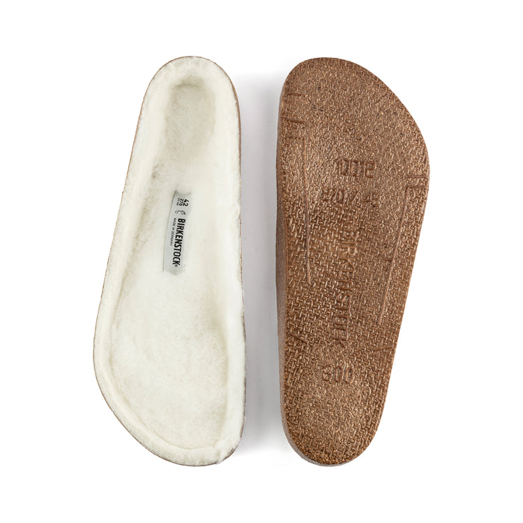 Birkenstock Home Shoes Shearling Replacement Footbed Shearling Lining top view