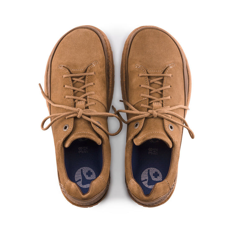 Birkenstock Honnef Low Tea Suede Leather top view