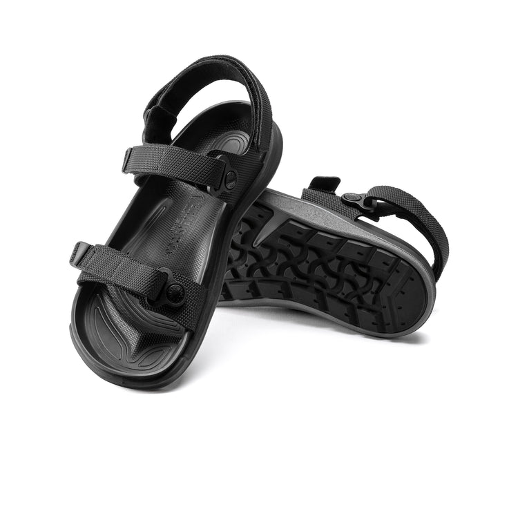 Birkenstock Kalahari Futura Black Birko-Flor sole view