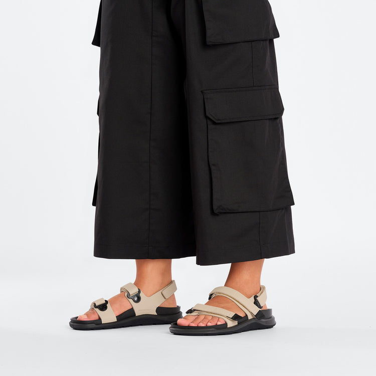 Birkenstock Kalahari Sandcastle Birko Flor on model 1