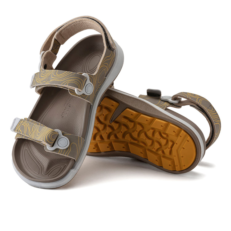 Birkenstock Kalahari Tecflor Khaki Birko-Flor sole view