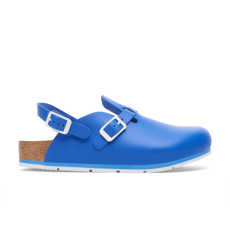 Birkenstock Kay Pro PU Coated Natural Leather Blue side alt view