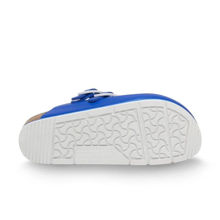 Birkenstock Kay Pro PU Coated Natural Leather Blue sole tread view