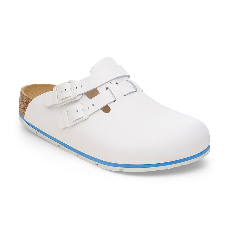 Birkenstock Kay Pro PU Coated Natural Leather White Professional