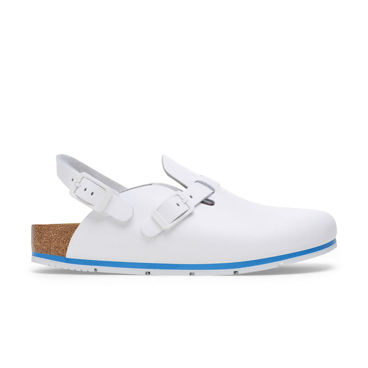 Birkenstock Kay Pro PU Coated Natural Leather White Professional side alt view