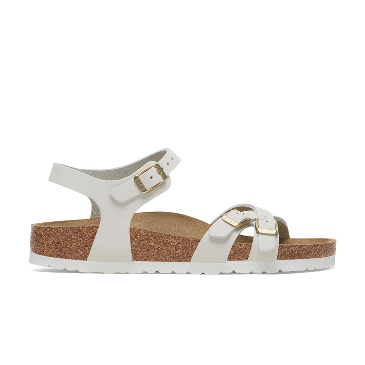 Birkenstock Kumba Antique White Nubuck Leather side view