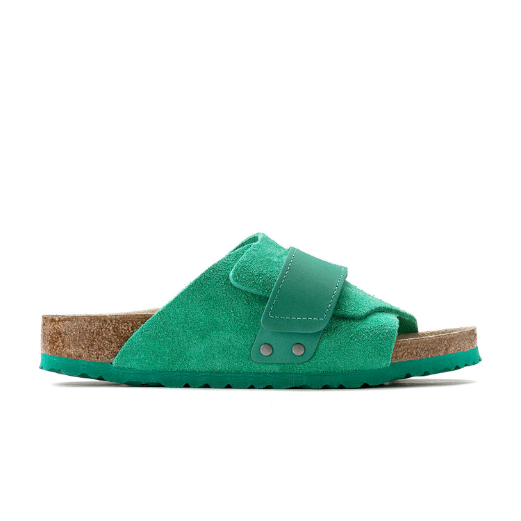 Birkenstock Kyoto Bold Green Suede/Nubuck Leather side view