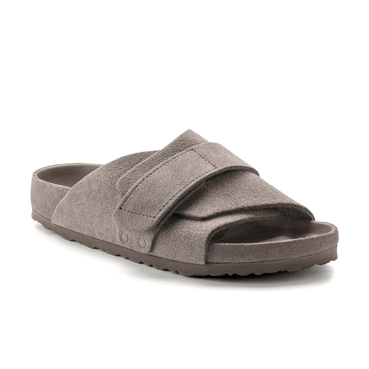 Birkenstock Kyoto Exquisite Grey Taupe Suede Leather