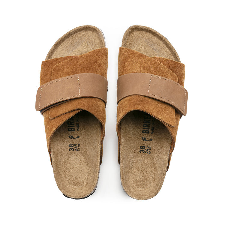 Birkenstock Kyoto Mink Suede/Nubuck Leather top view