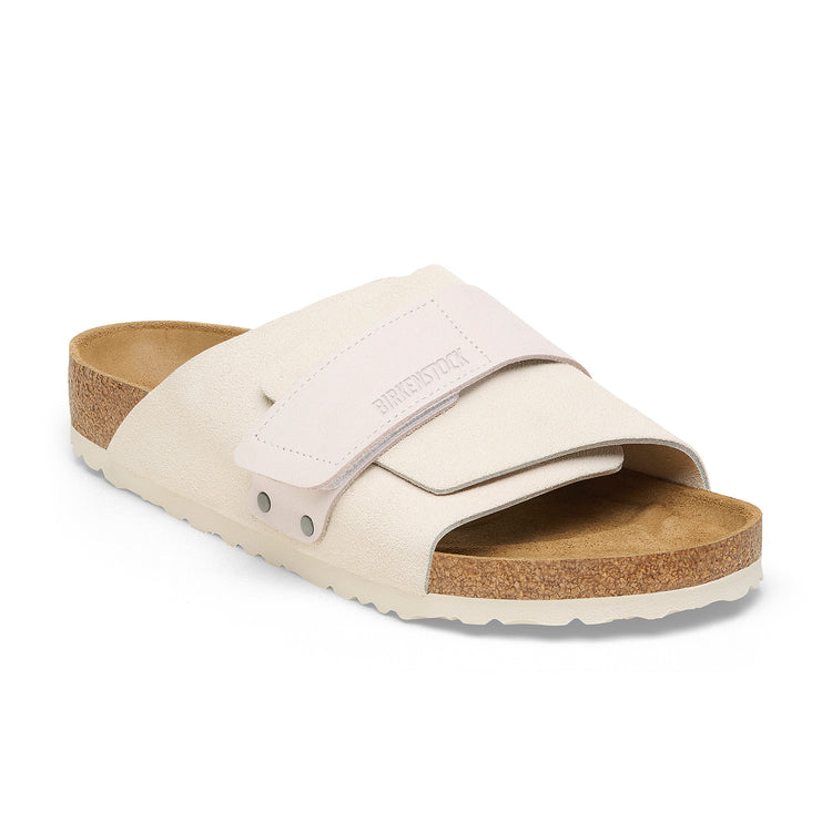 Birkenstock Kyoto Antique White Nubuck/Suede Leather