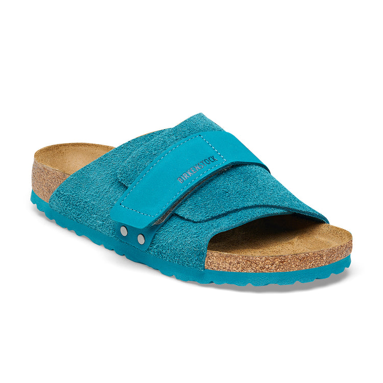 Birkenstock Kyoto Suede Leather Deep Turquoise