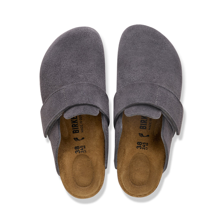 Birkenstock Australia Loma Charcoal Suede Leather top view