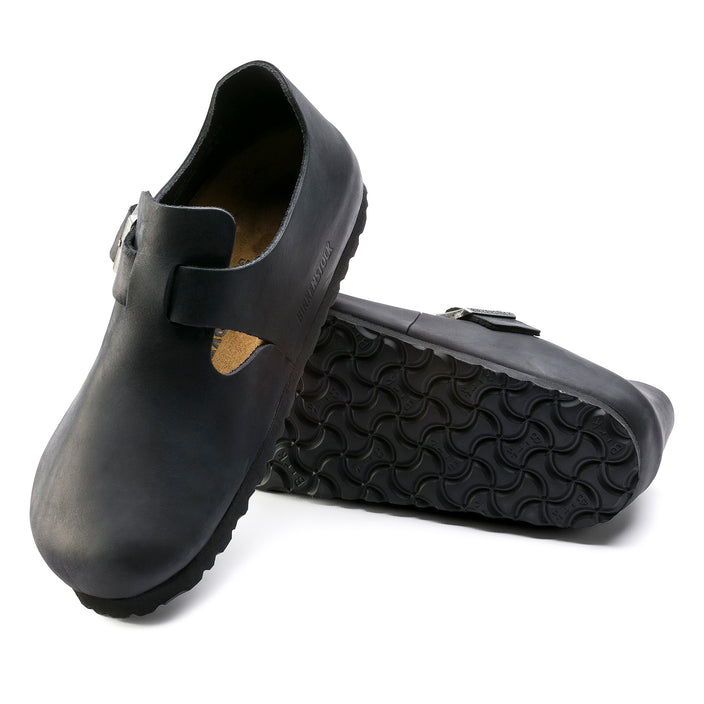 Birkenstock London Black Oiled Leather sole view