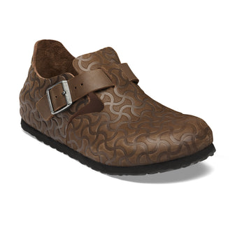 Birkenstock Australia London Bone Emboss Carafe Natural Leather