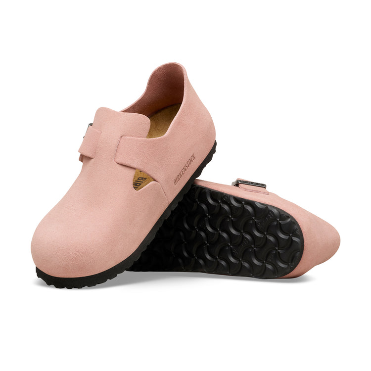 Birkenstock Australia London Pink Clay Suede Leather sole view