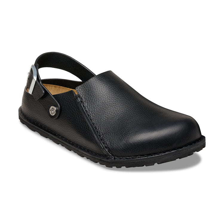 Birkenstock Australia Lutry Premium Black Grained Leather