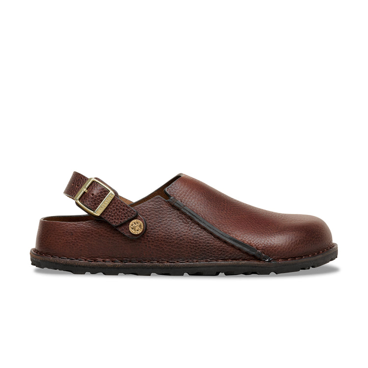 Birkenstock Australia Lutry Premium Roast Grained Leather side view