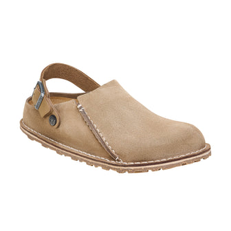Birkenstock Lutry Grey Taupe Suede Leather