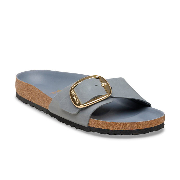 Birkenstock Australia Madrid Big Buckle Basalt Grey Oiled Leather