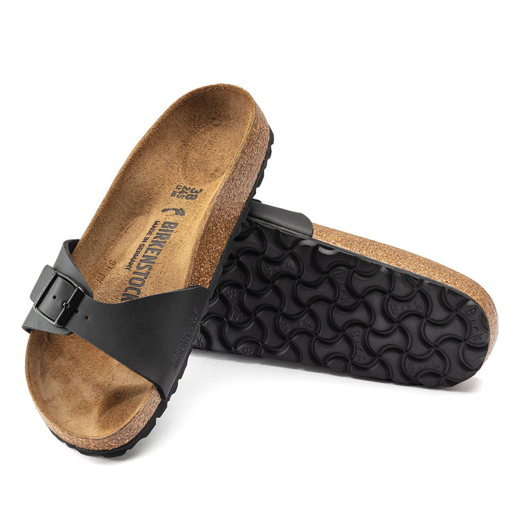 Bireknstock Madrid Black Birko-Flor sole view