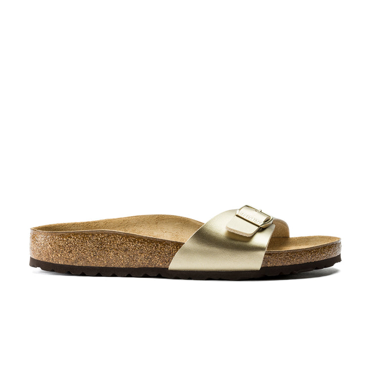 Birkenstock Madrid Gold Birko-Flor side view